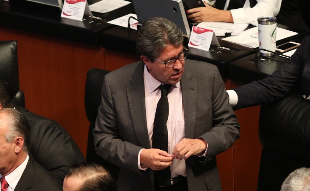 El presidente de la Junta de Coordinación Política del Senado, Ricardo Monreal. Foto: Carlos Mejía/EL UNIVERSAL 