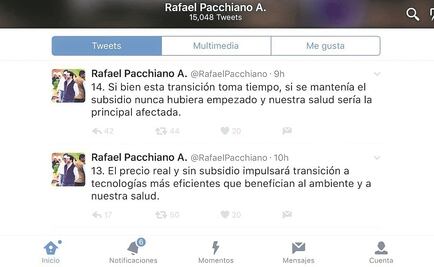 Medida ayudará a transitar a energías más limpias: Pacchiano
