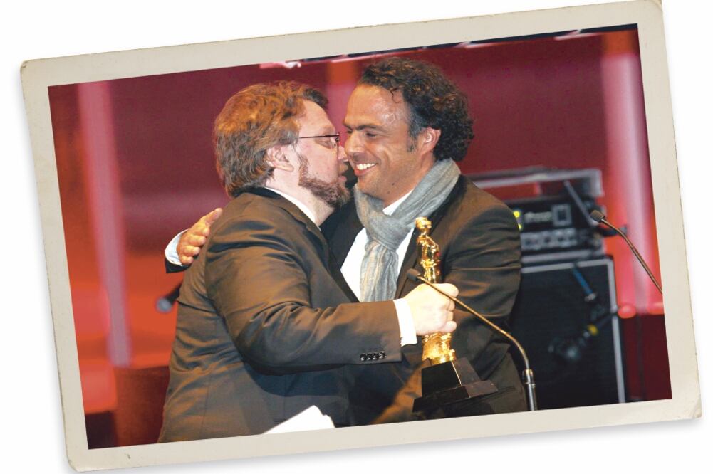 Alejandro le entregó el Ariel por El laberinto del fauno. Foto: ARCHIVO EL UNIVERSAL