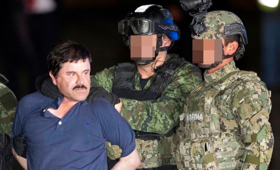 El Chapo Guzmán, en su última detención