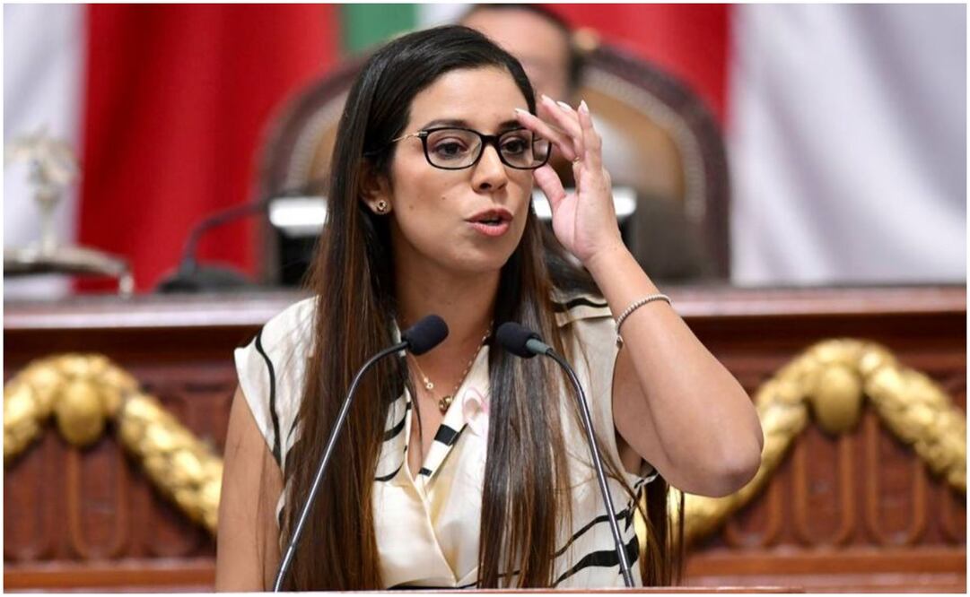 La vicecoordinadora de los diputados locales del PAN, Luisa Gutiérrez. Foto: Especial