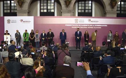 Delfina Gómez presenta a los integrantes de su gabinete para el Edomex