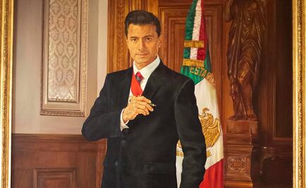 Peña Nieto ya tiene su pintura en la galería del Palacio Nacional 