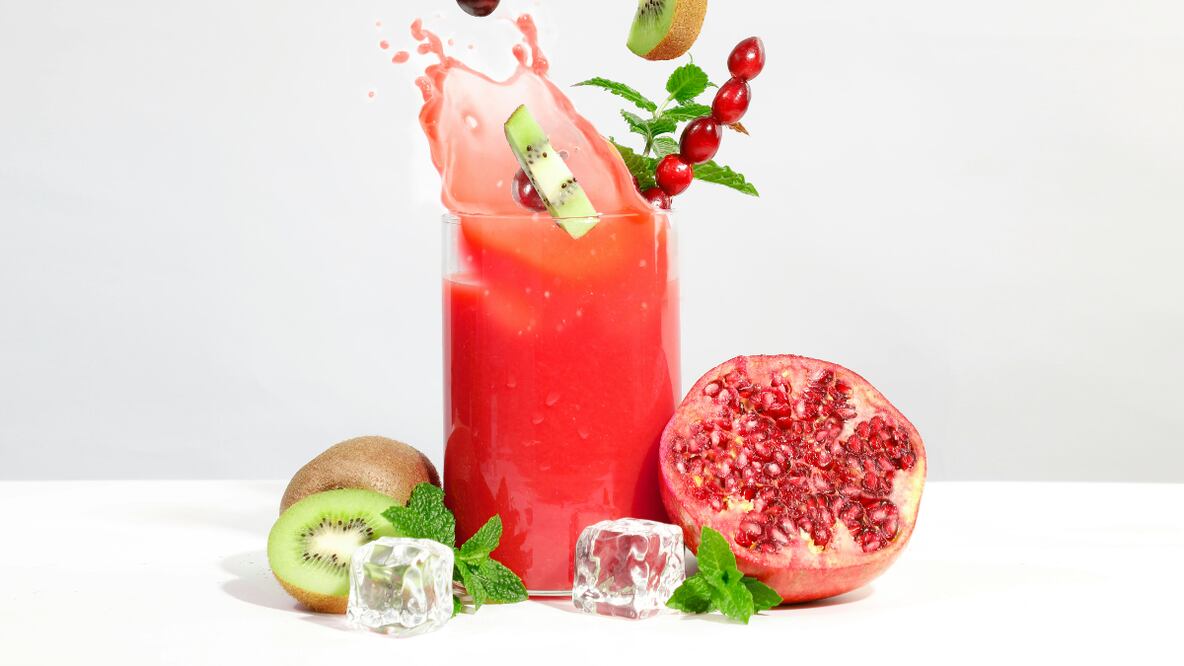 Jugo de frutas detox. Fuente: Unsplash