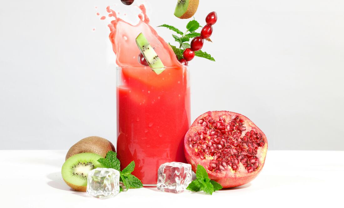 Jugo de frutas detox. Fuente: Unsplash