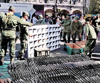 México y UE van contra tráfico ilegal de armas