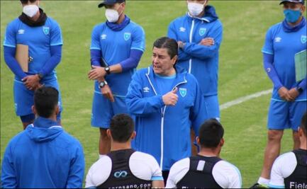 Luis Fernando Tena vive su primer entrenamiento con Guatemala