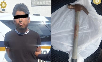 Detienen a hombre por golpear con un martillo a su madre; mujer fue atendida por paramédicos