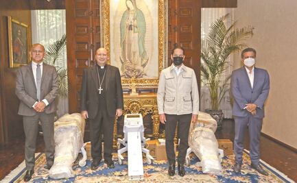 Nunciatura Apostólica entrega ventiladores en Querétaro