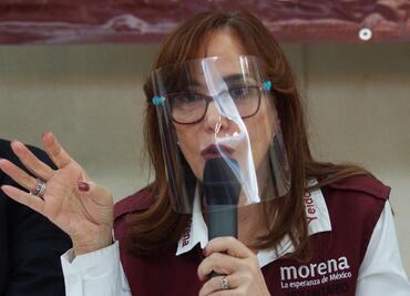 Yeidckol Polevnsky reconoce resultados de encuesta para presidir Morena