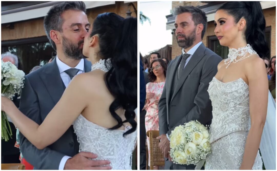 Lupita Villalobos se casa en España; así fue la boda de la integrante de “Las Alucines”. Foto: Captura de pantalla