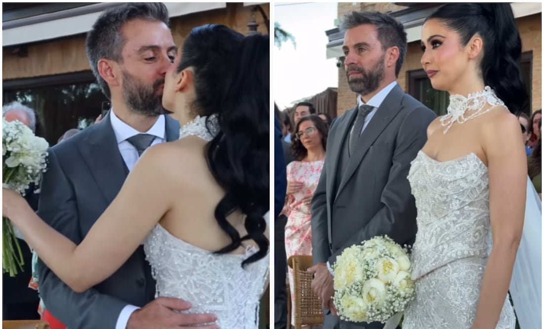 Lupita Villalobos se casa en España; así fue la boda de la integrante de “Las Alucines”. Foto: Captura de pantalla