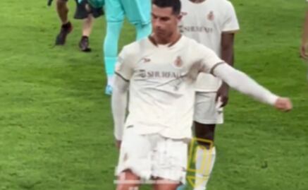 Cristiano Ronaldo salió furioso tras derrota y caer al segundo lugar en Arabia Saudita