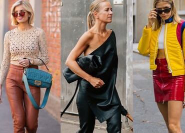 Las prendas con efecto piel son la tendencia que viene