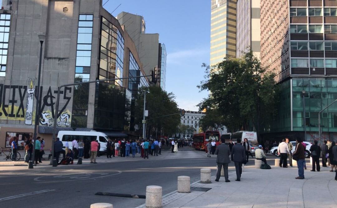 Inmediaciones de Plaza de la República, en la zona Centro de la CDMX. (FOTO: Montserrat Soriano. EL UNIVERSAL)