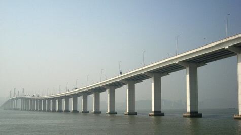 5 cifras del espectacular puente Hong Kong-Zhuhai-Macao, el más largo del mundo sobre el mar
