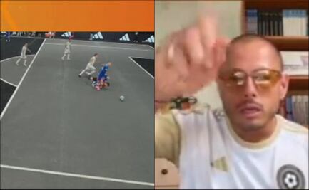 VIDEO: Chicharito explota con el arbitraje en la Kings League: "Puras put... mam..."