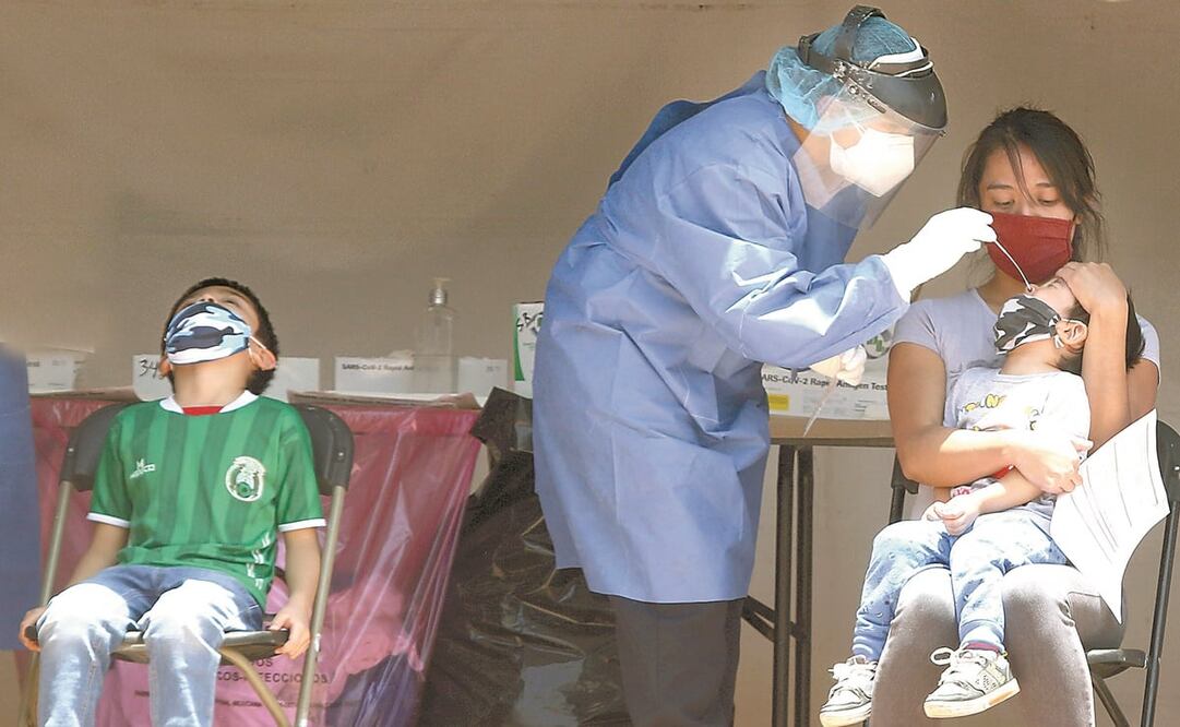 Hasta agosto se reportaron 156 mil 990 contagios en niños. Foto: ARCHIVO EL UNIVERSAL