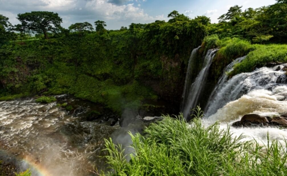 La famosa cascada de Apocalypto