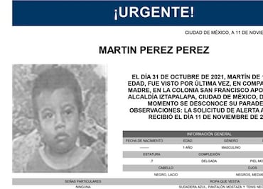 Activan Alerta Amber por Martín, bebé de un año desaparecido en Iztapalapa