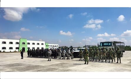 Despliegan elementos de la Guardia Nacional y Sedena en Toluca para fortalecer la seguridad