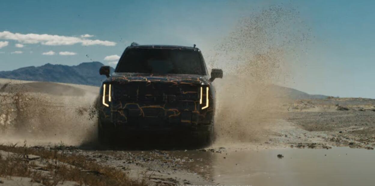 Kia revelará oficialmente esta camioneta este mismo año. Foto: Captura/Youtube: Kia