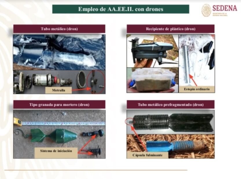 Ejército desactiva un explosivo por día; identifica usos en drones y colocados bajo suelo: Guacamaya Leaks