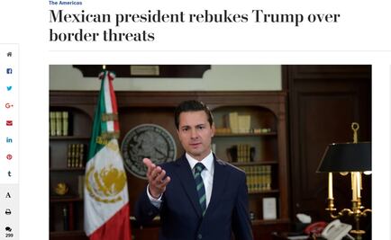 “Notable”, respuesta de Peña Nieto a Trump: Washington Post
