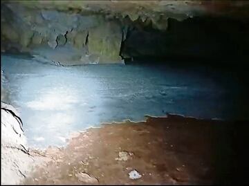 Invade cemento de obras del Tren Maya acuífero de caverna