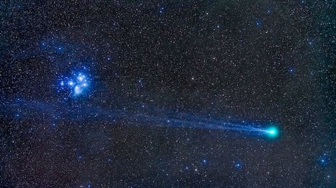 Cuándo podrás ver "el cometa de la Navidad", el que más se acercará a la Tierra en los últimos 70 años