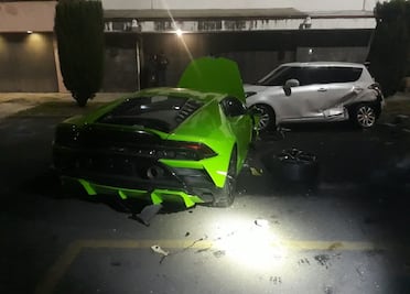 Conductor de Lamborghini choca en Polanco y deja abandonado el auto, valuado en más de 6 mdp