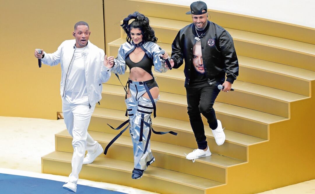 Will Smith, Era Istrefi y Nicky Jam cantaron “Live it up”. (FOTOS: EFE Y REUTERS)