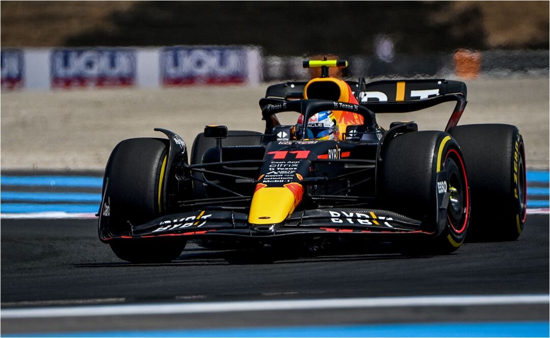Checo Pérez termina quinto en la práctica libre 3 del GP de Francia / FOTO: EFE