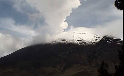 "Popo" continúa con actividad regular; emite 56 exhalaciones