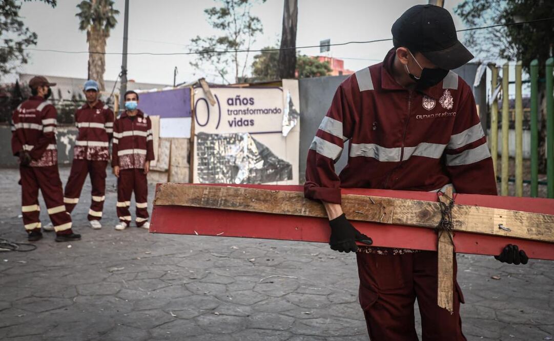 Campamento de personas migrantes en en la alcaldía Gustavo A. Madero. (12/03/2025) Foto: Gabriel Pano/El Universal