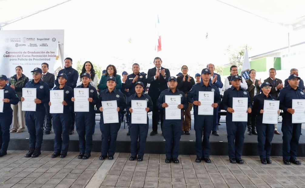 Puebla proyecta formar dos mil cadetes en 2025; Alejandro Armenta fortalece seguridad y proximidad.
Foto: Especial.