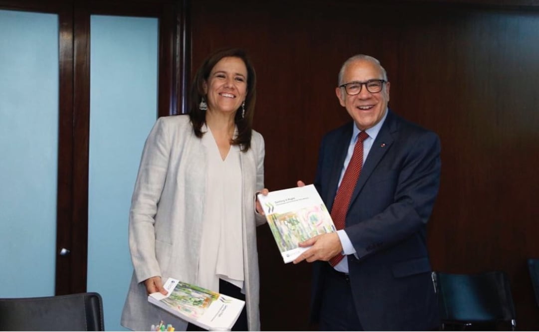 A través de Twitter, Margarita Zavala dio cuenta del encuentro. /Tomada de @Mzavalagc