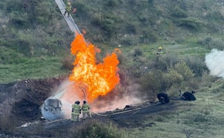 Volcadura y explosión de pipa deja dos muertos en carretera Texcoco-Calpulalpan; una mujer resultó lesionada 