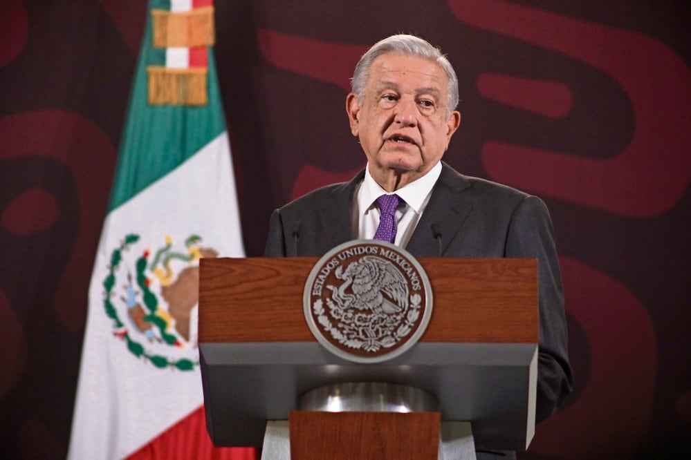 El presidente Andrés Manuel López Obrador aprovechó la mañanera para cuestionar a sus adversarios. Foto: Hugo Salvador | El Universal