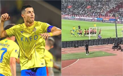 VIDEO: Cristiano Ronaldo noquea a camarógrafo en pleno partido del Al-Nassr
