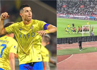 VIDEO: Cristiano Ronaldo noquea a camarógrafo en pleno partido del Al-Nassr