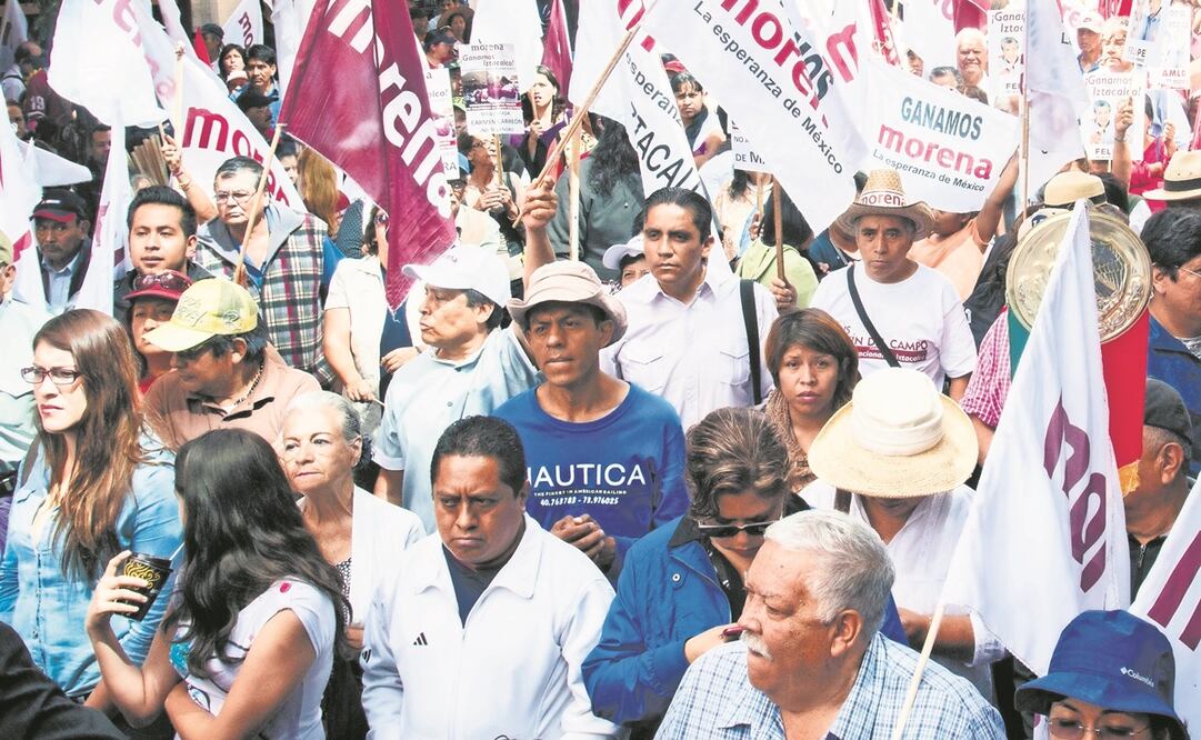 Los aspirantes que se definieron en las listas del Consejo Nacional del guinda serán los que buscarán ser abanderados de Morena en las elecciones a gobernador de 2022. Foto: ARCHIVO EL UNIVERSAL