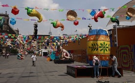 ¡Adiós al Mundial! Comienzan a desmantelar decoraciones del Fan Fest del Zócalo; más de 100 mil aficionados acudieron al corazón de la ciudad