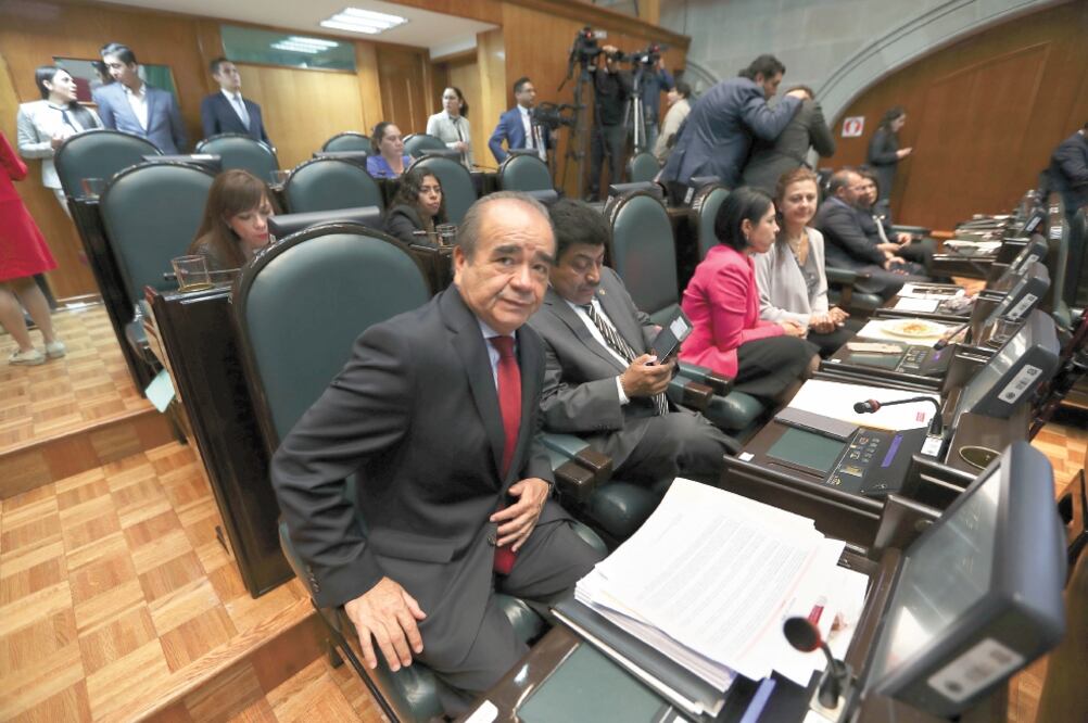 El diputado Maurilio Hernández pide a las víctimas de la inseguridad en el transporte público denunciar, para que la autoridad pueda actuar. Foto: JORGE ALVARADO. EL UNIVERSAL