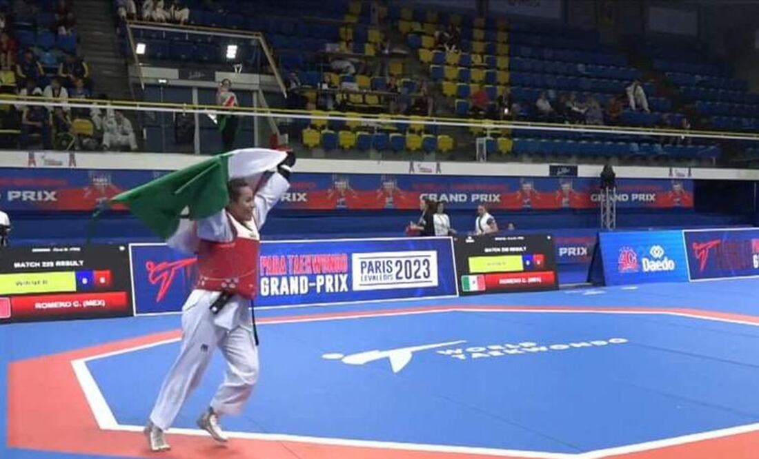 La mexicana Claudia Romero gana medalla de oro en el Grand Prix de Parataekwondo 2023
