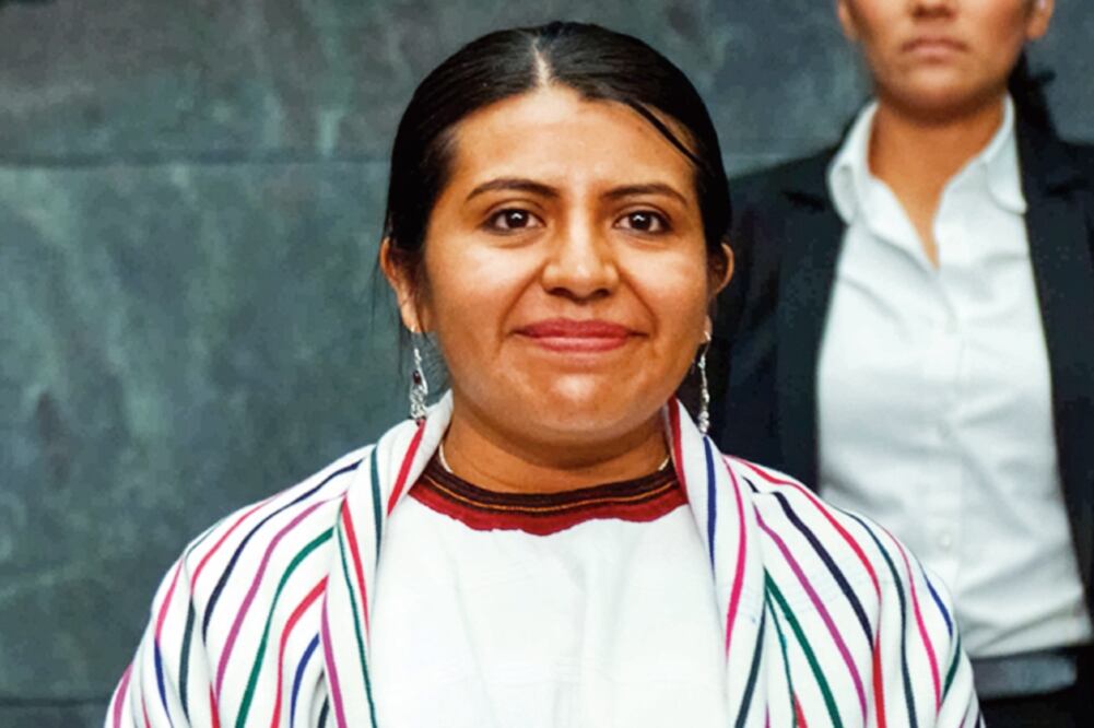 Tania Martínez Cruz es una indígena mixe. Gracias a su esfuerzo fue becada por el Conacyt para estudiar en la Universidad de Wageningen (PRESIDENCIA)