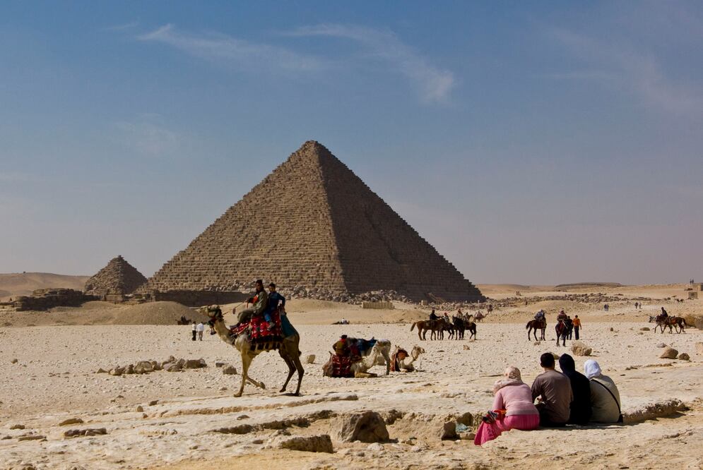 Las pirámides de Guiza. Foto: Archivo