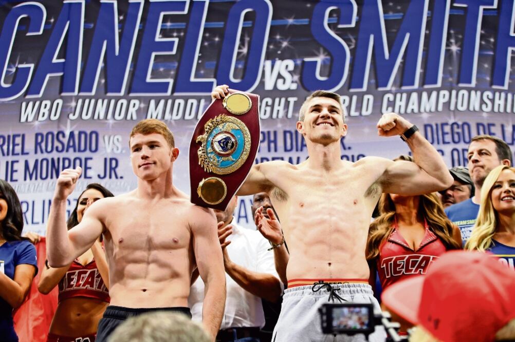 La de esta noche es la primera pelea que un mexicano protagoniza en las fechas patrias mexicanas; anteriormente Floyd Mayweather Jr. elegía pelear en este mes (LM OTERO. AP)