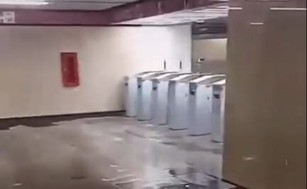 Estación Juanacatlán de Línea 1 del Metro registra filtraciones de agua por lluvia; continúa cerrada por modernización