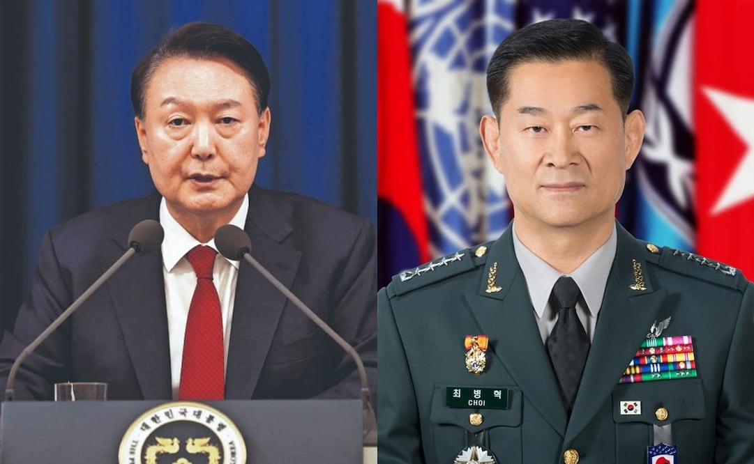 El presidente surcoreano ha elegido como ministro de Defensa a Choi Byun-hyuk, general de cuatro estrellas que fue vicecomandante de las Fuerzas Combinadas de Corea del Sur-Estados Unidos. Fotos: AFP y U.S. Forces Korea